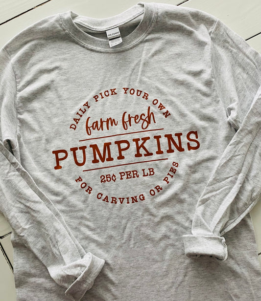 Fresh Pumpkins Longsleeve Tee