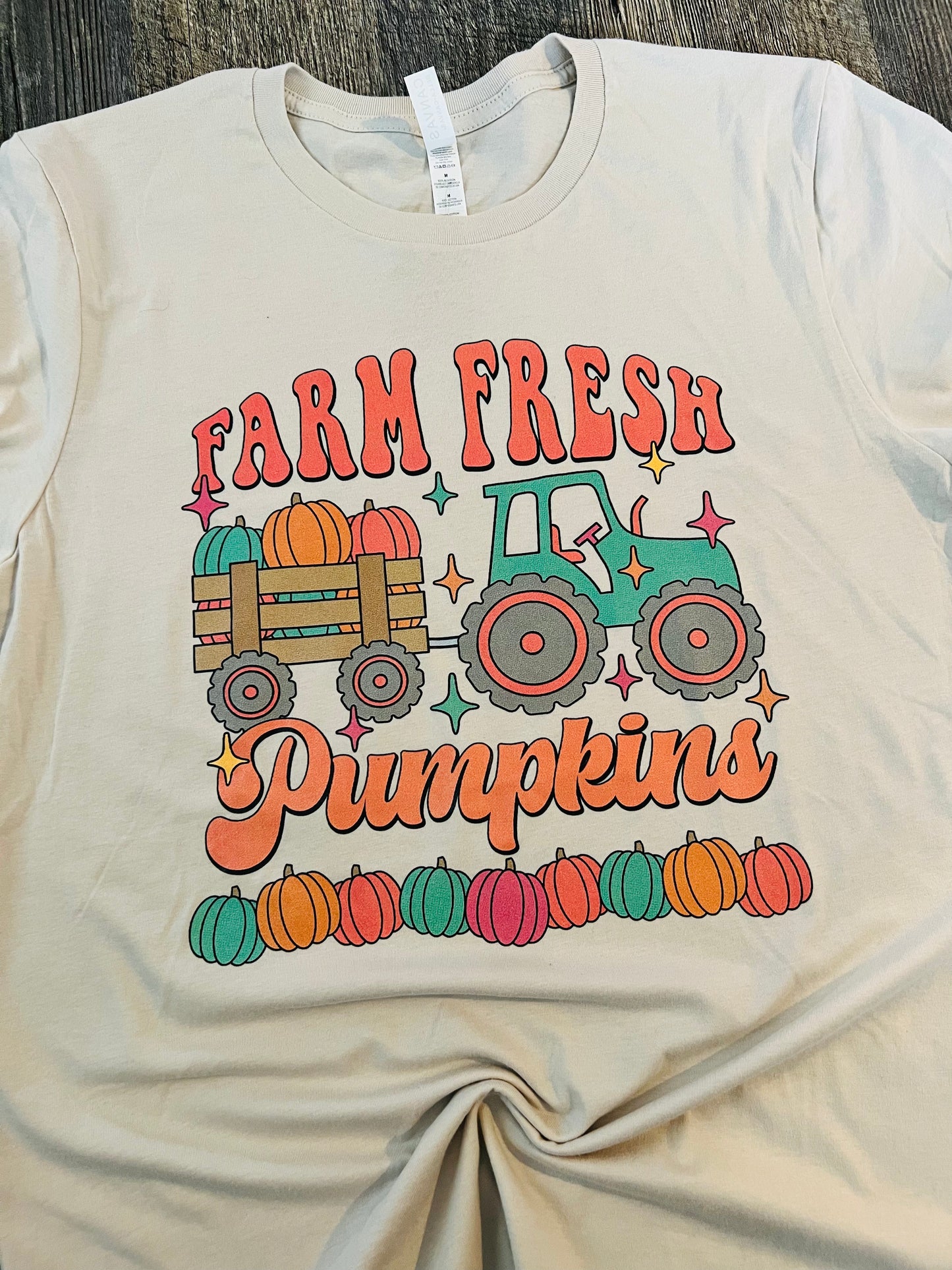 Tractor Pumpkin Tee