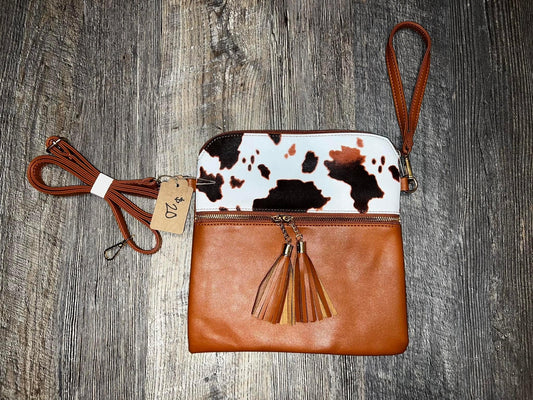 Cow Tassel Crossbody