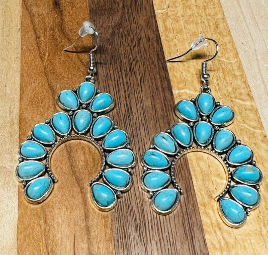 Turquoise Squash Earrings