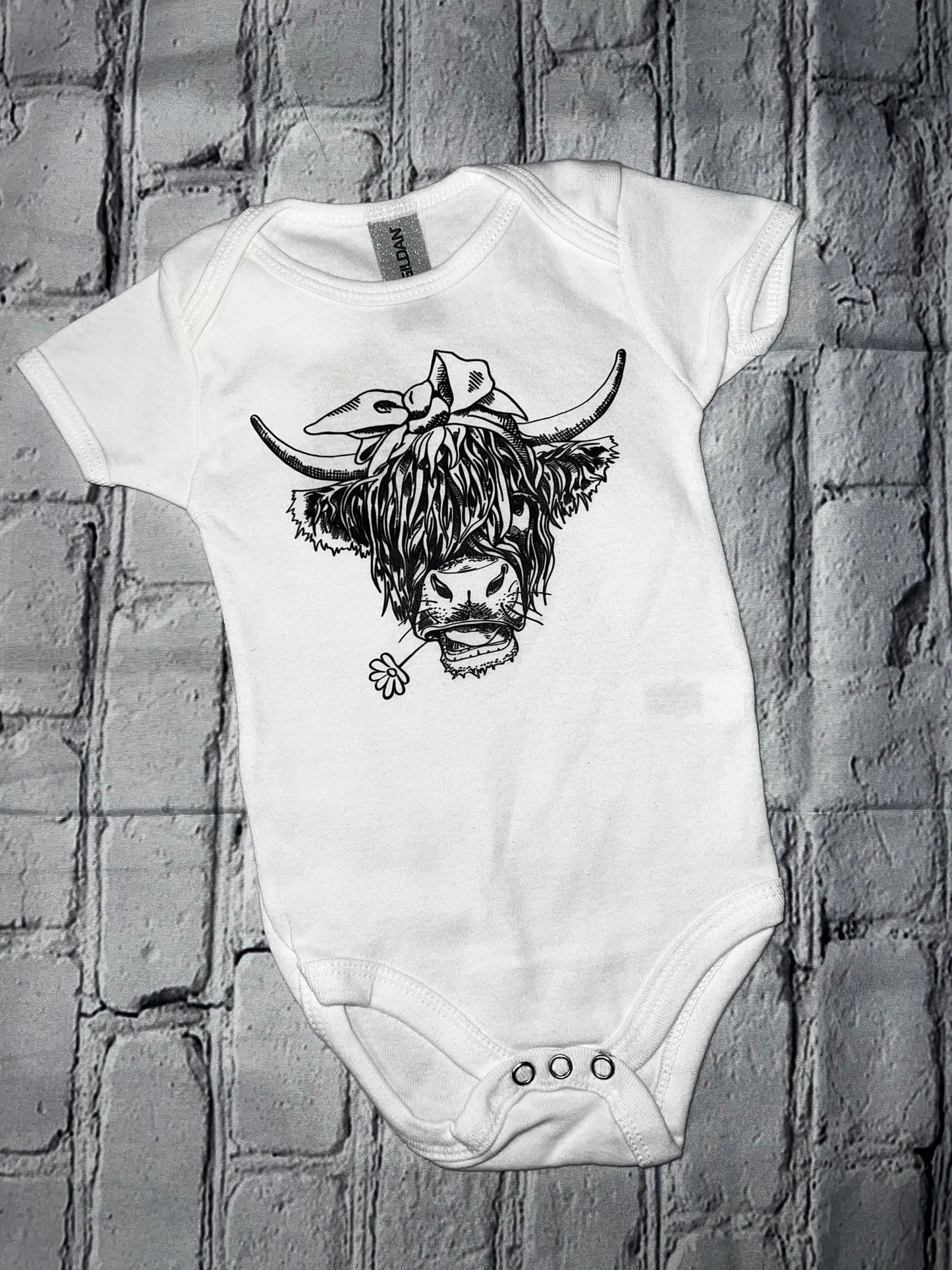 Highland Cow- Onesie